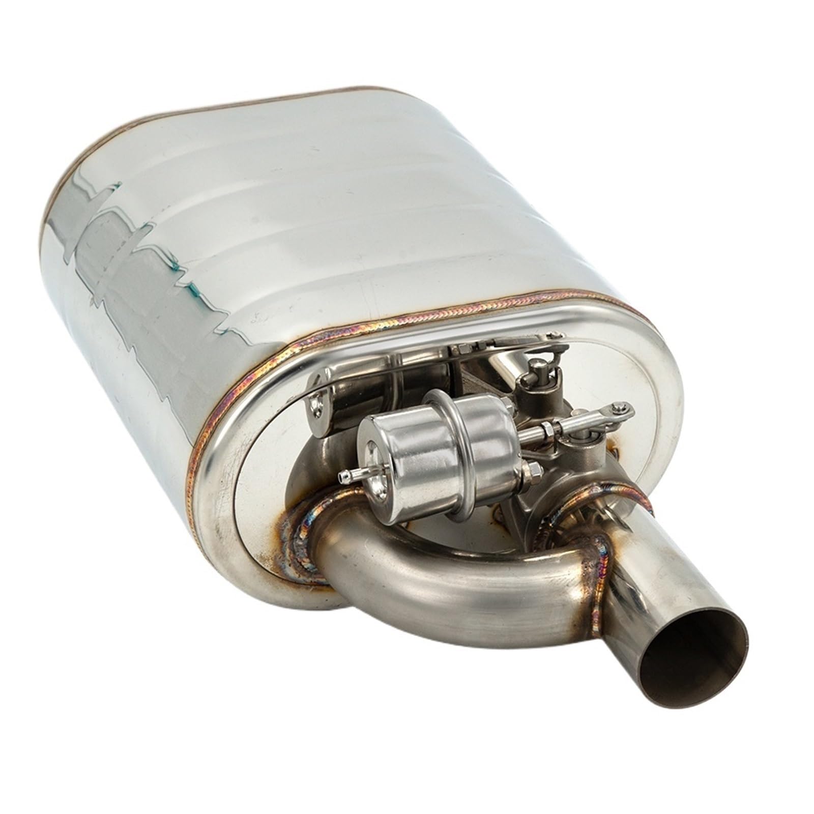 Tłumik układu wydechowego Uniwersalny układ wydechowy samochodu Tłumik wydechowy z bezprzewodowym pilotem Zestaw rur wydechowych 51 63 76 MM(51MM Muffler Left)