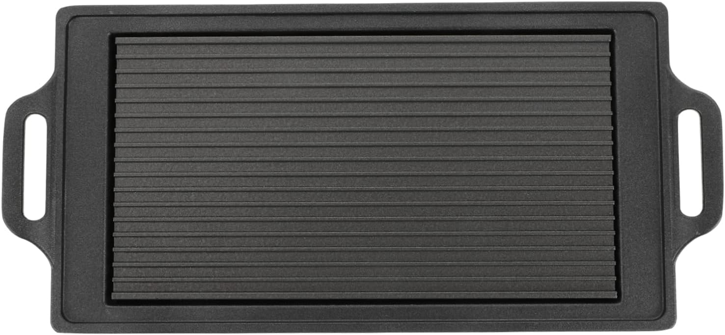 1pc オーブンポータブルグリル長方形トレイテフロン加工耐熱皿グリルトレイバーベキューグリルプレートバーベキュープレートテフロン加工