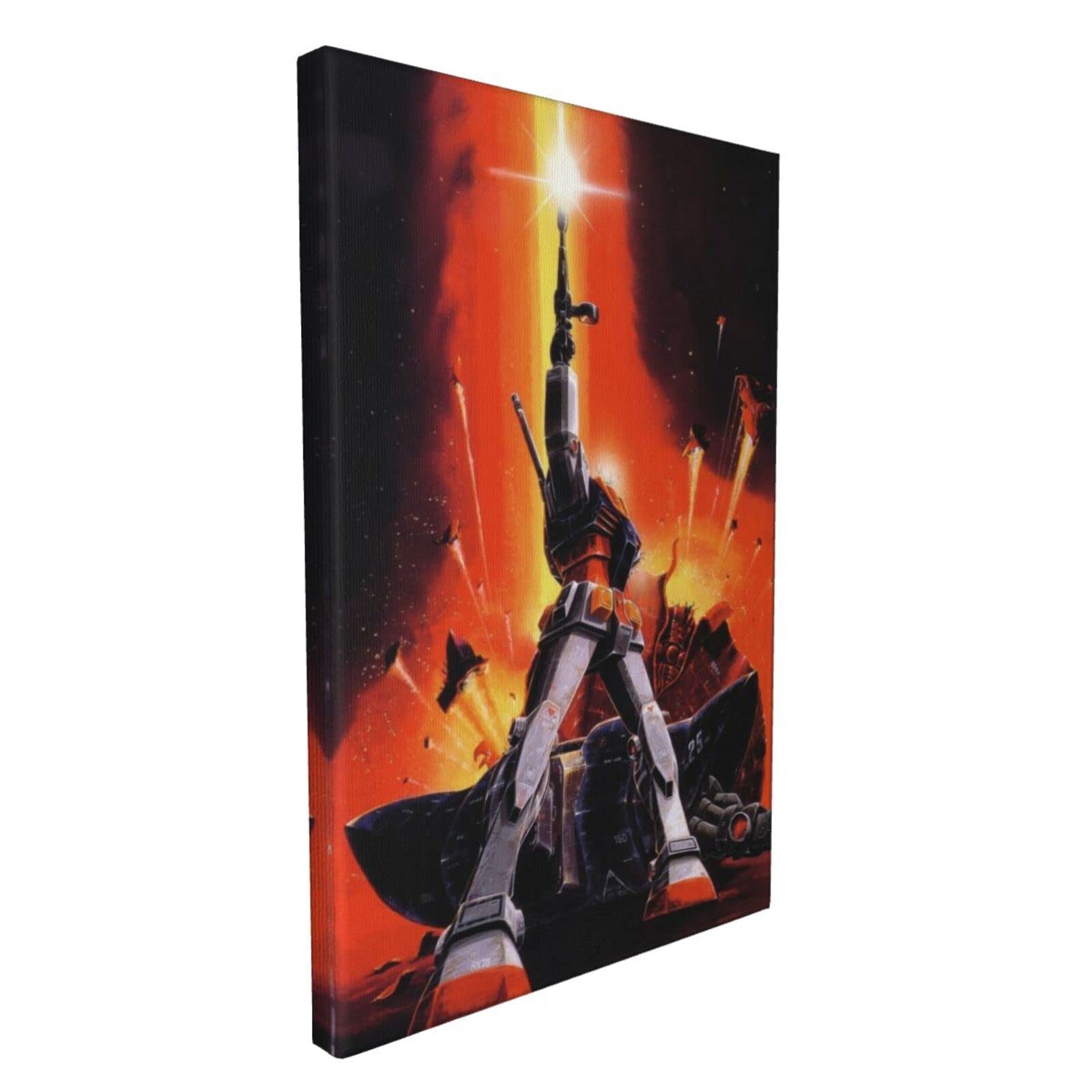 Amazon｜機動戦士ガンダム ポスター 壁紙 油絵 アートパネル モダン