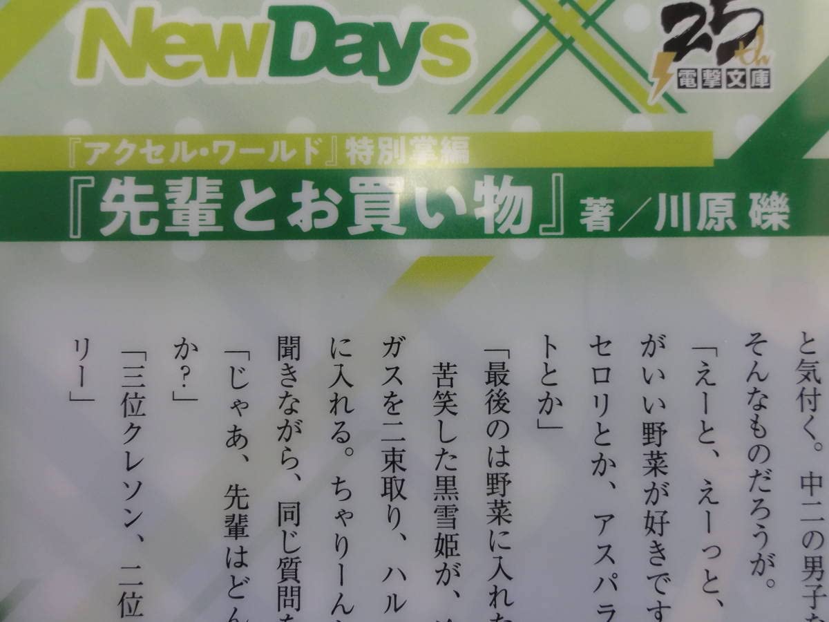 Amazon.co.jp: NewDays 電撃文庫 25周年 書き下ろし 小説付き アクセル