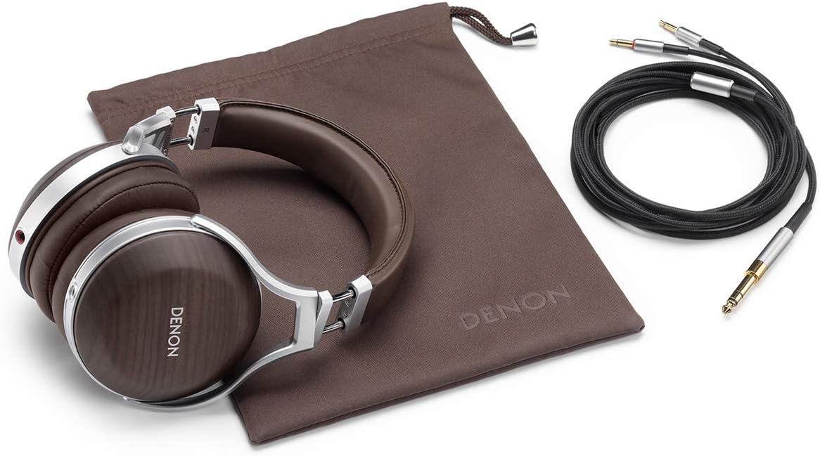 denon ah d5200 over ear headphones