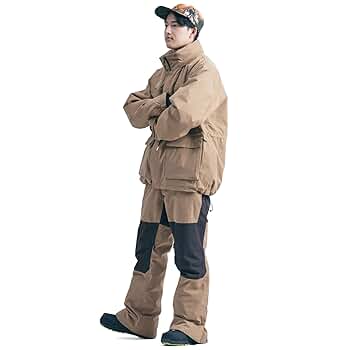 43degrees スノーボードウェア 上下セット ビブパン スキーウェア Amazon.co.jp: [43DEGREES] スノーボードウェア 上下セット