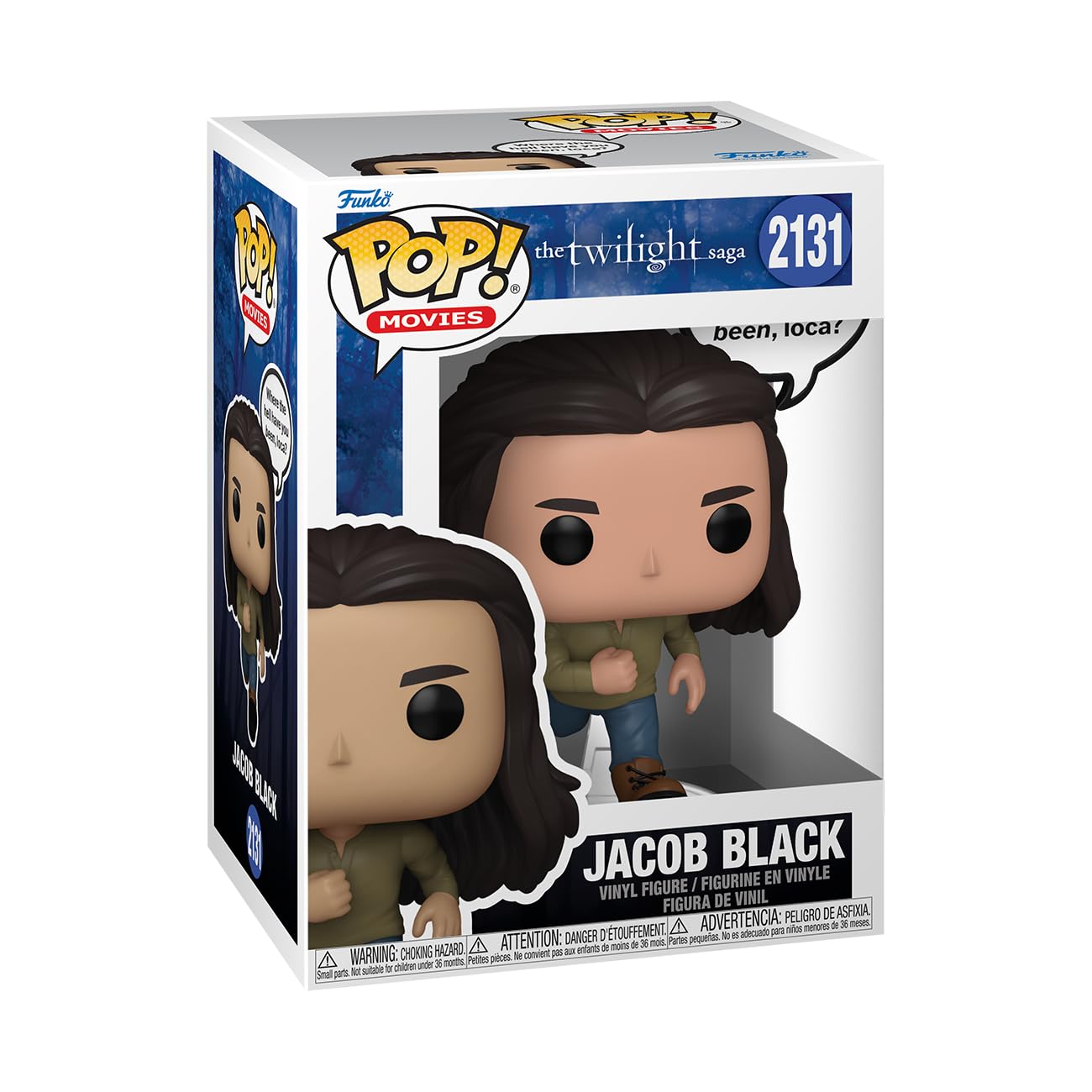 Pop! Sayings: Twilight - Jacob Black | Collectable Vinyl Figure, Gift Idea, Official Merchandise, Toys for Kids & Adults, Movie Fans, Model Figure for Collectors