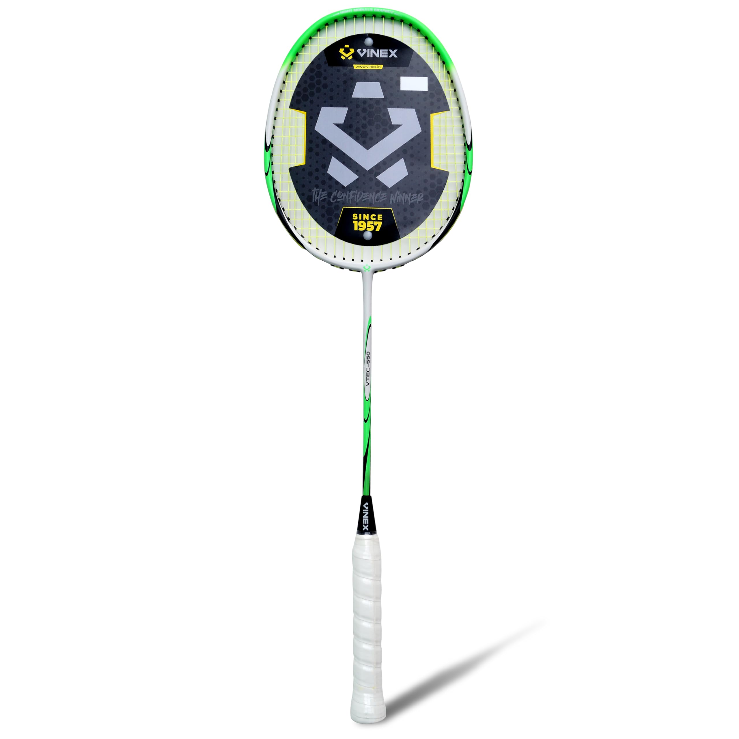 Vinex Aluminium Strung Badminton Racquet Blue (Pack of: 1) - VTEC 550-image-34