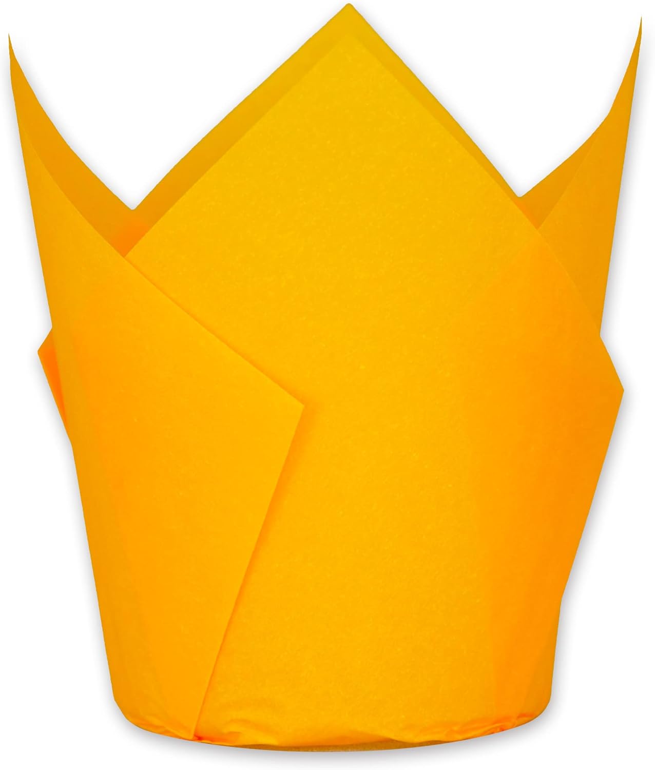 MyBakning Orange color Large size Tulip Baking Cups 21/4