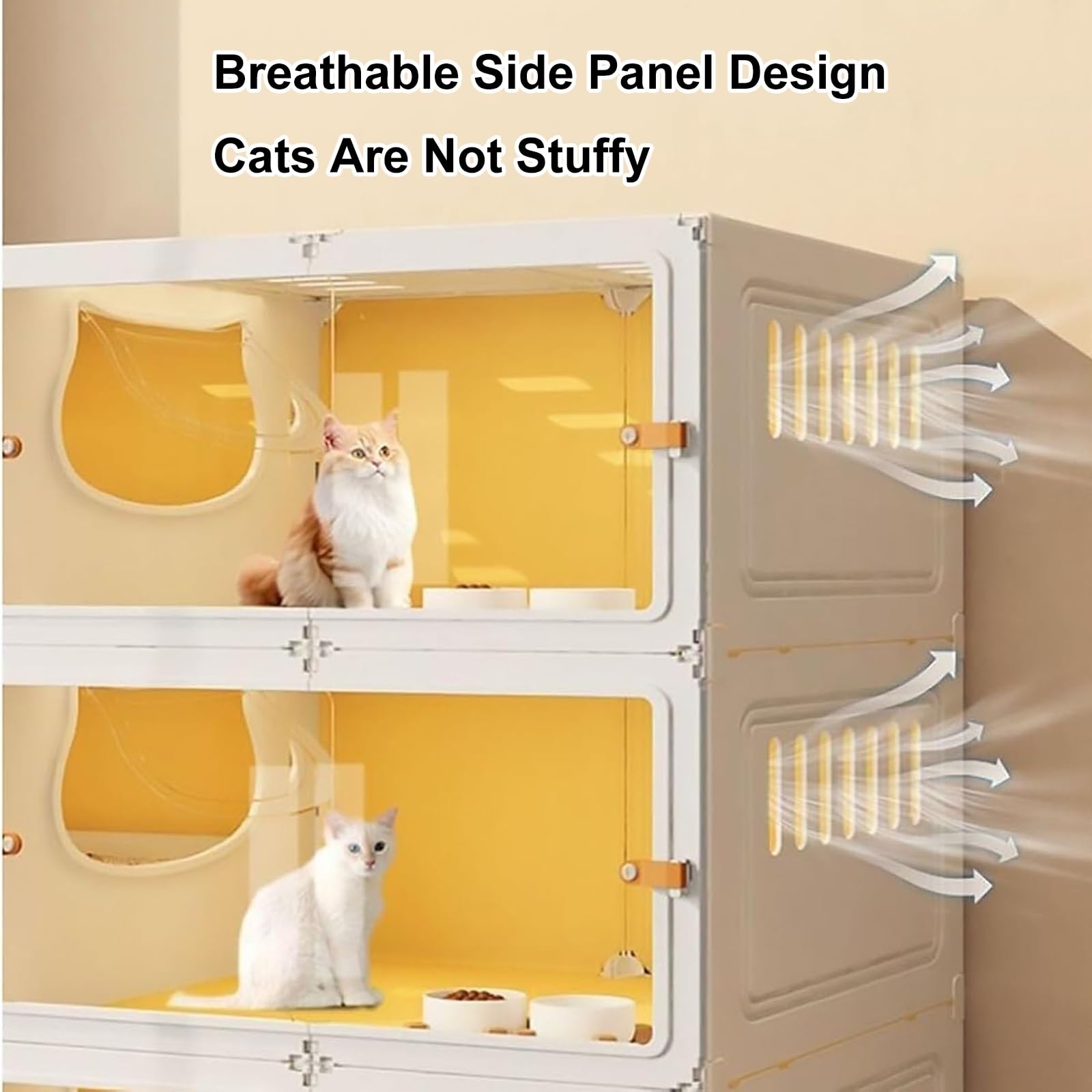 キャットケージ Amazon.co.jp: WXXSHGDW 猫 ケージ 屋内 トイレ付き 繁殖猫用囲い 猫用