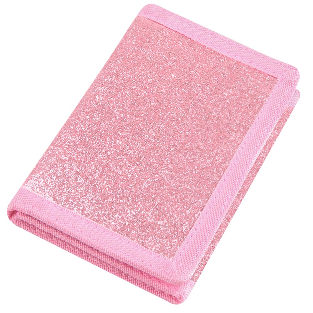 Kids Wallet for Girls, Little Girls Wallet for Kids Ages 4-5-6-7-8-9-10-12, Cute Wallets for Teen Girl with Magic Sticker, Pink Teen Girl Wallet with