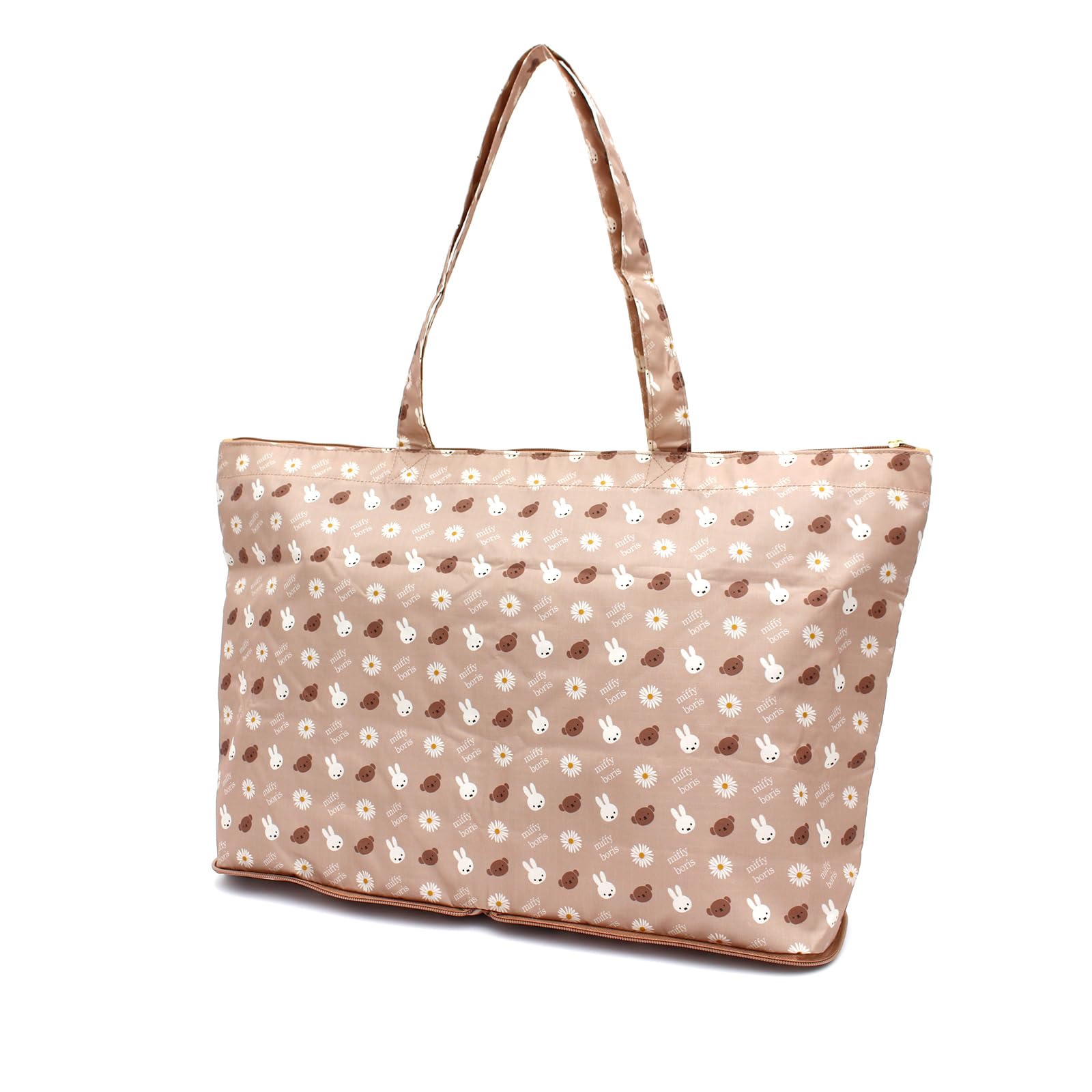 HAPITAS Miffy Folding Tote Bag Can Be Put On A Carry Bar for Travel Or Shopping Take it