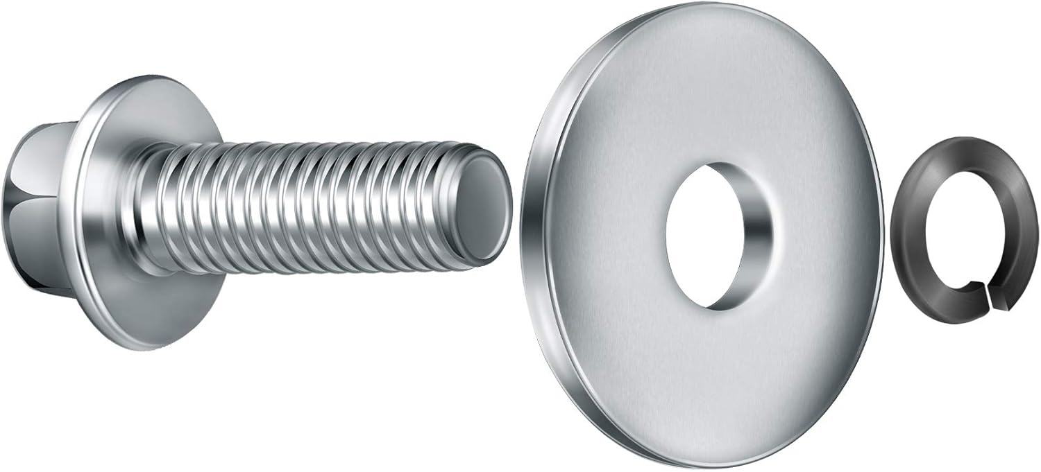 3/4 Inch Go Kart Clutch Bolt Kit Engine Clutch and Lock Washer, Minibike and Kart Engine, 10/12 Teeth