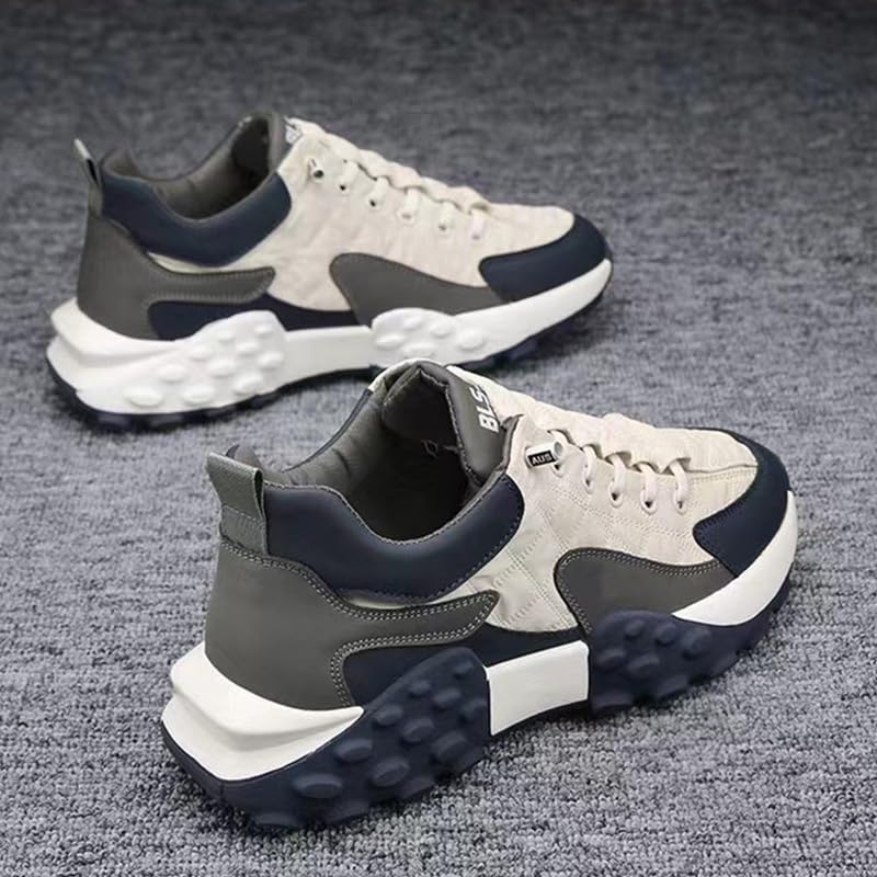Men's Orthopedic Comfort Sneakers 2024 Casual Waterproof Walking Tennis Slip on Wide Shoes Lightweight Non Slip Breathable Platform Shoe3