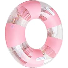 Inflatable Swim Ring with Handles Pool Float