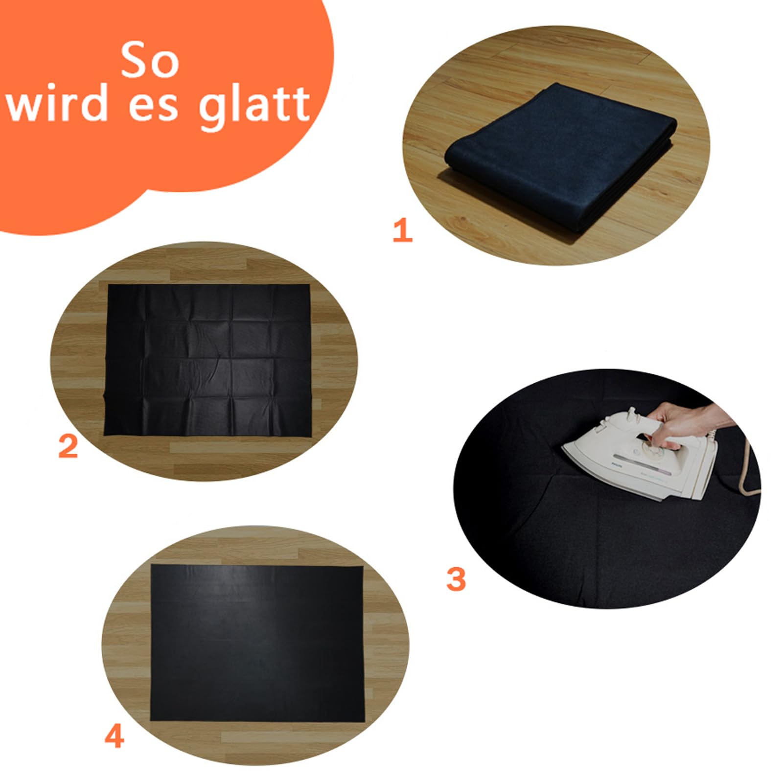 OUUTMEE Tappeto per percussioni, 120 x 160 cm, antiscivolo, per batteria elettronica, accessori per batteria jazz, protezione del pavimento (nero)