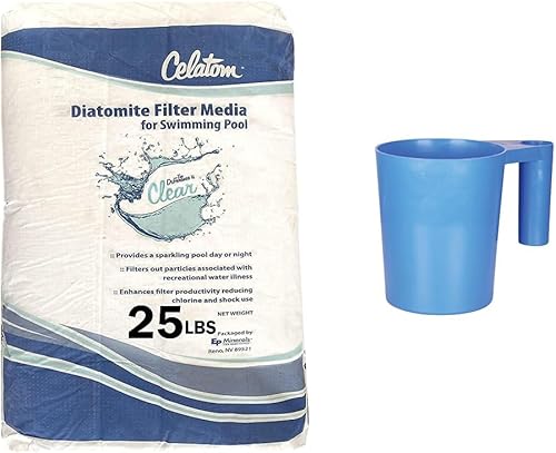 Miniatura 5 de EasyGo Product Celatom Diatomaceous Earth DE Ayuda para Filtro de Piscina – Filtración de Piscinas y Spa – 25 Libras