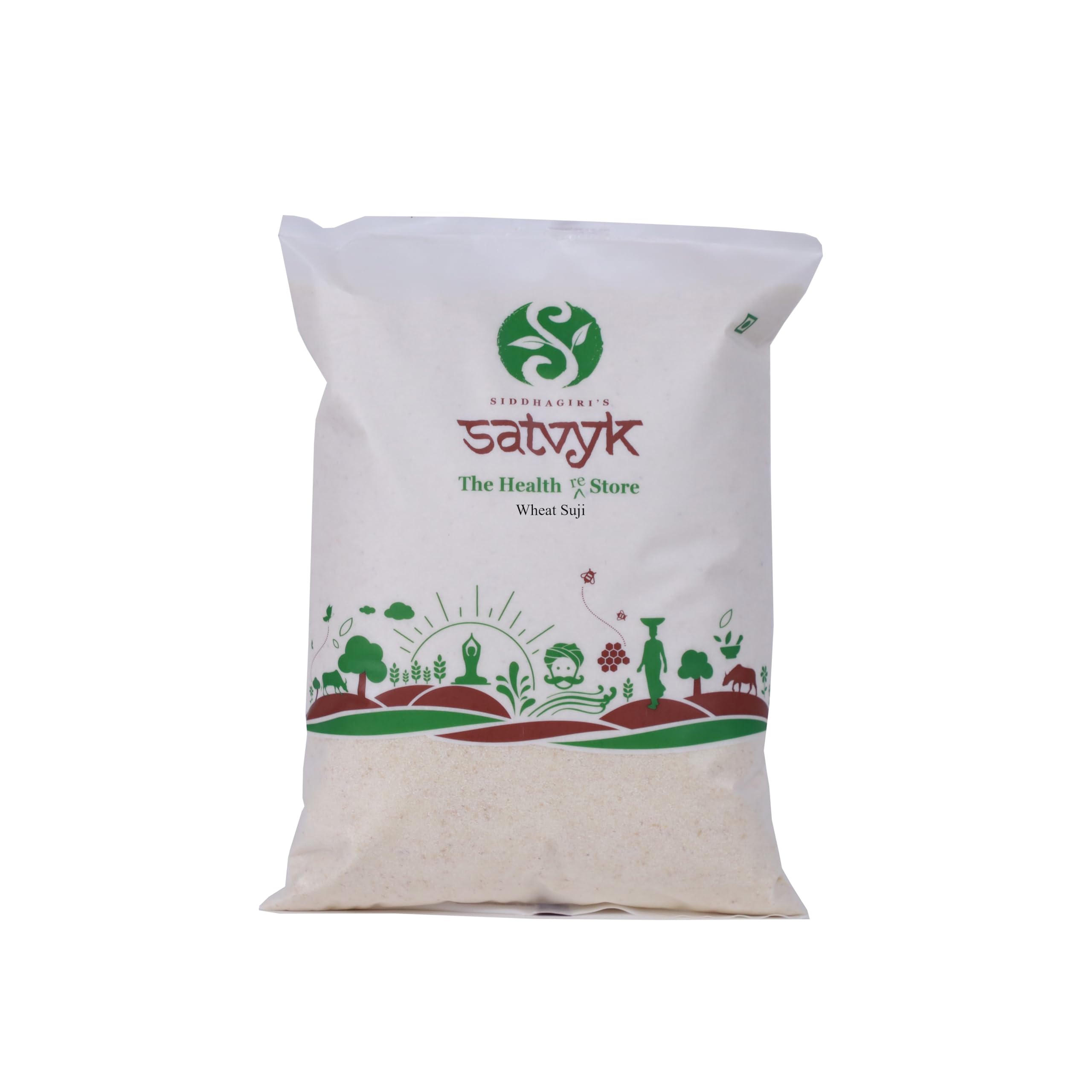 S Siddhagiris SATVYK THE HEALTH re STORE Set of 2- Organic Wheat Suji-500gm(1kg) (B07T6763SS) Amazon Price History, Amazon Price Tracker