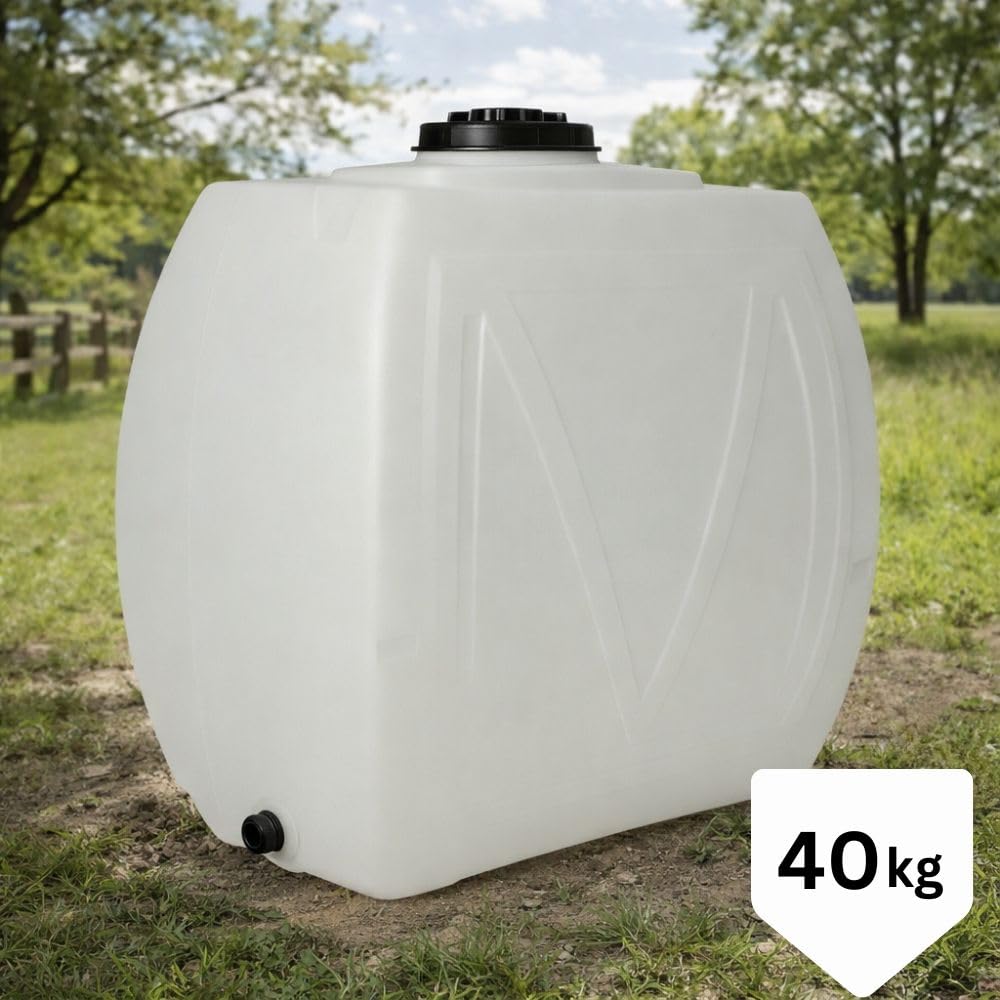 Serbatoio acqua potabile BALKAN ENERGY, parallelepiped Classic Narrow 1000 L (bianco)