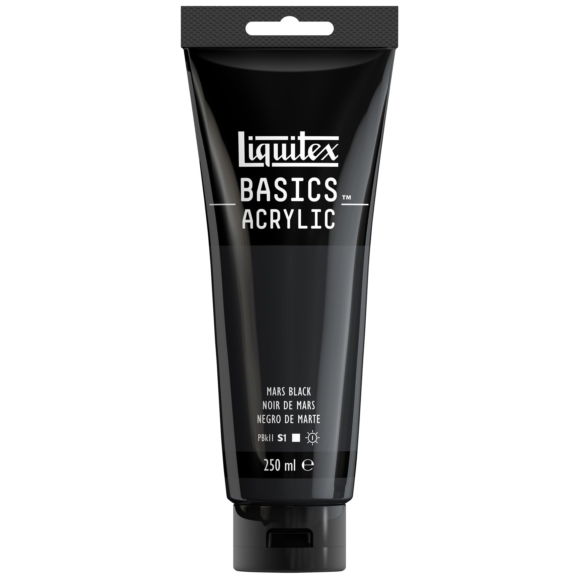 LIQUITEX Basics Acrylic Paint, Mars Black, 250 ml Tube