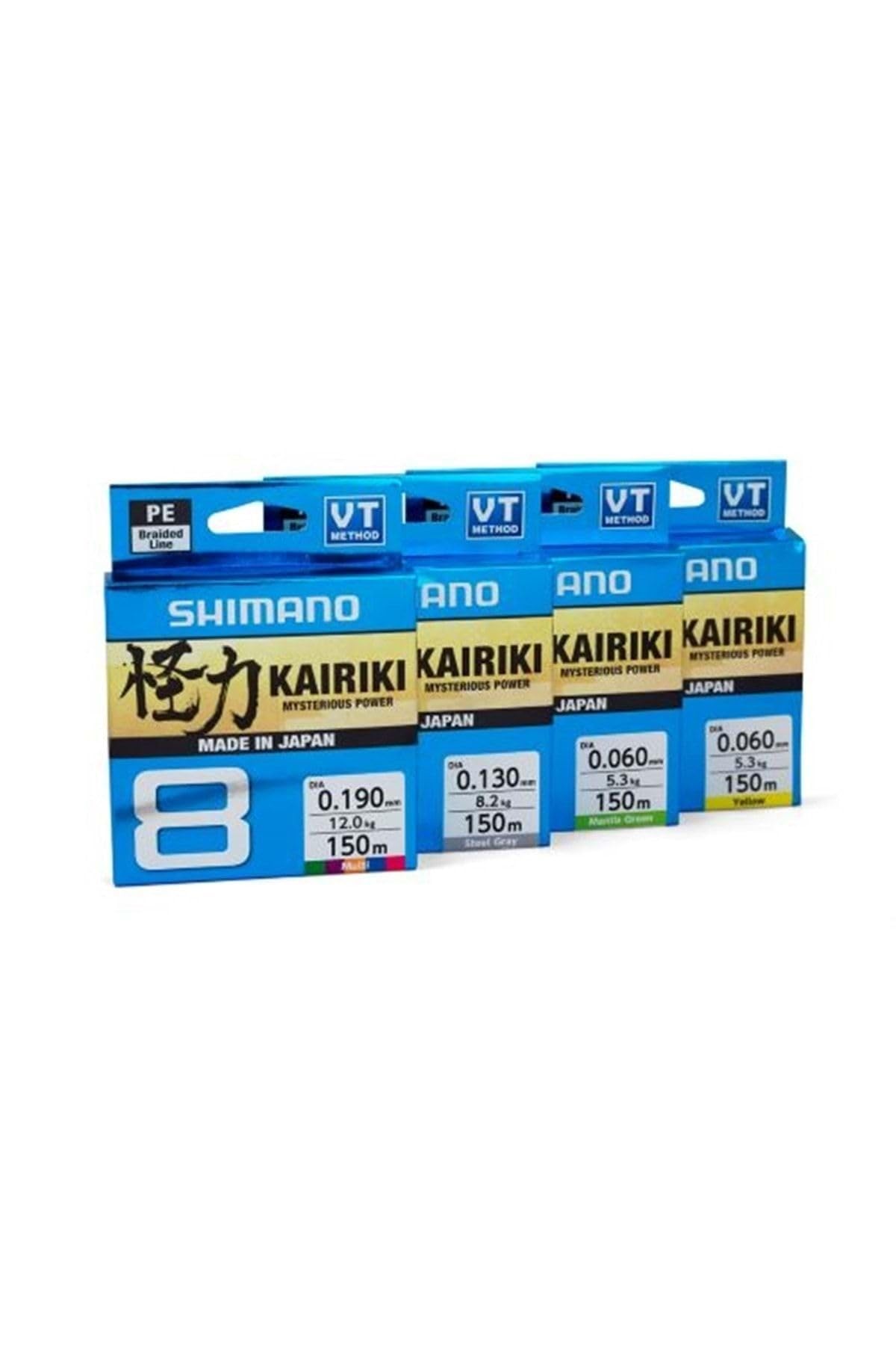 Shimano Kairiki 8, 300 Metros, Amarillo, línea de Pesca Trenzada, 59WPLA68R3