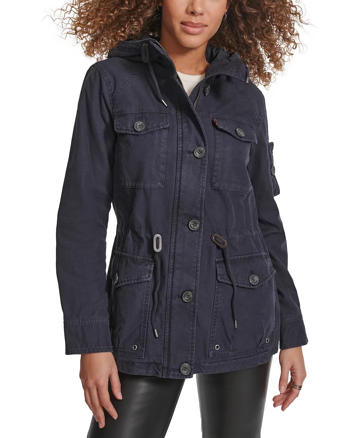 Levi's Women's Cotton Four Pocket Hooded Field Jacket