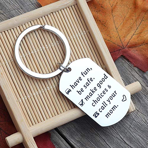 Xgakwd Call Your Mom Keychain For New Driver Gifts For Graduation 16 Year Old Boy Girl Son Daughter Birthday Key Chain #TOP5