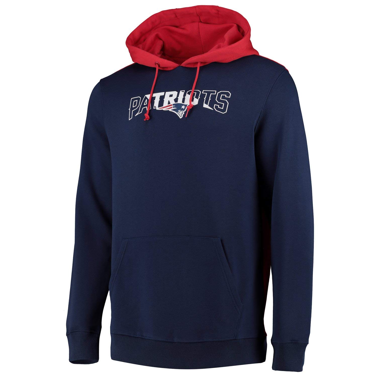 Fanatics Men's Navy New England Patriots Cut & Sew Nfl Hoodie - L
