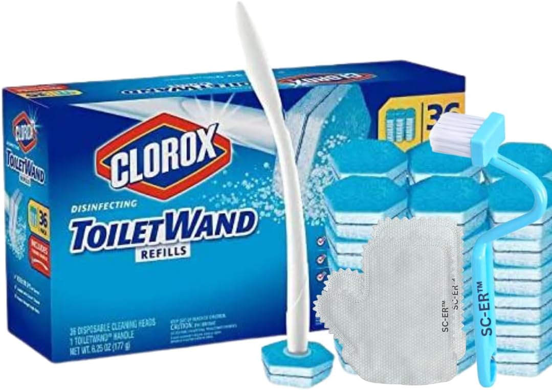 Amazon.com: Clorox ToiletWand Refills + Wand - 36 Count : Health