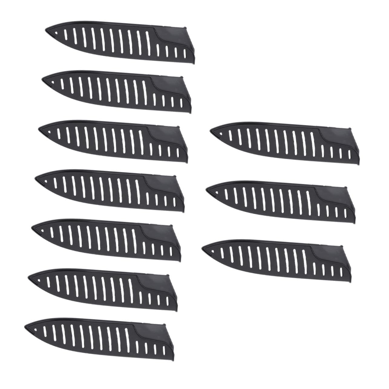 OFFSCH 10pcs 8 Inches Knife Sheath Protective Cover Protector Sheath for Kitchen Knives Cutter Guard Plastic c