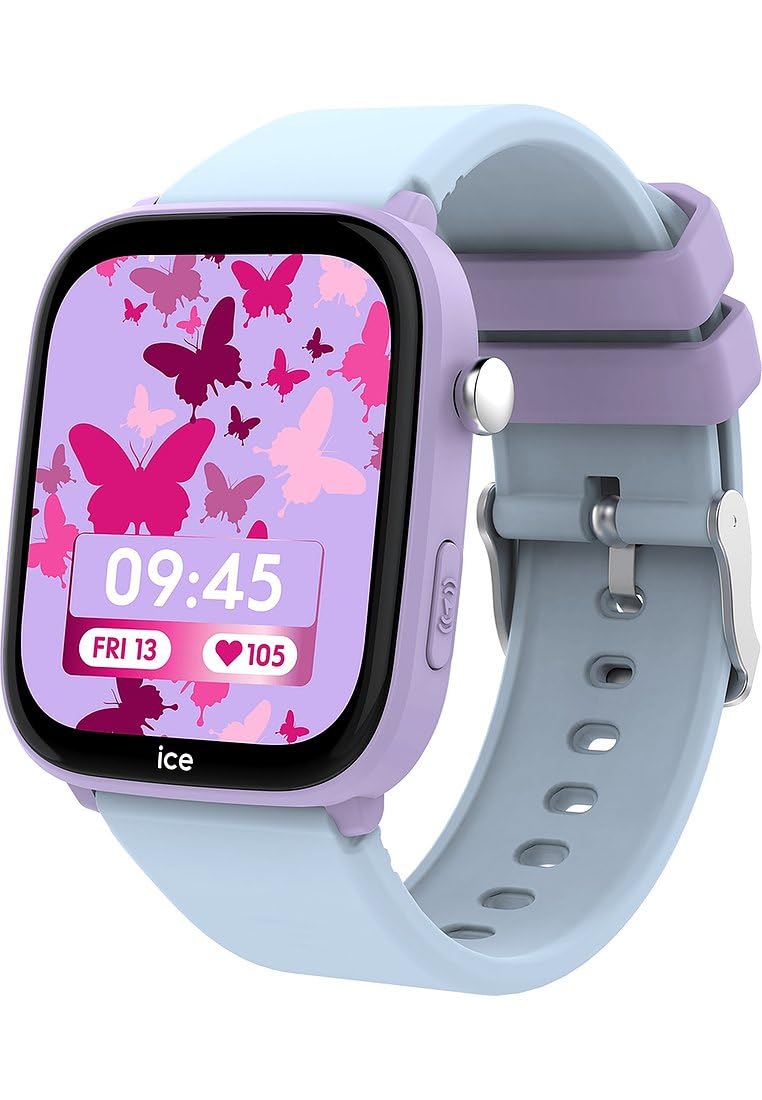 ICE-WATCH - Ice Smart Junior 3.0 Find My - Montre connectée géolocalisable pour Enfant avec Bracelet en Silicone (1.75 Pouces) - Compatible Find My, sans abonnement et sans Carte SIM