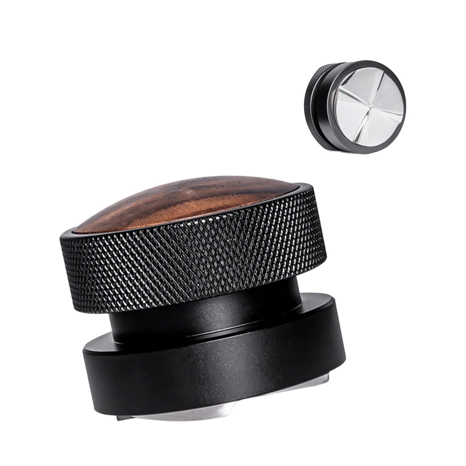 Zxfdsfdbnm 51mm / 53mm Coffee Tamper Stainless Steel Calibrated Espresso Tamper for Consistent Pressure and Smooth Adjustable Depth Coffee Distributor