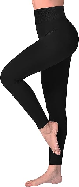 Trifolium Women's Warm Brushed Fleece High Waist Leggings Winter Thermal Yoga Gym Sports Stretchy Pants