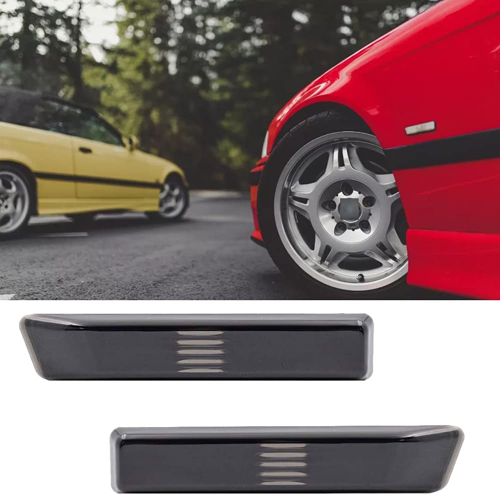 Amazon | ホワイトLEDサイドマーカーライト 2個 1996-1999 BMW 3