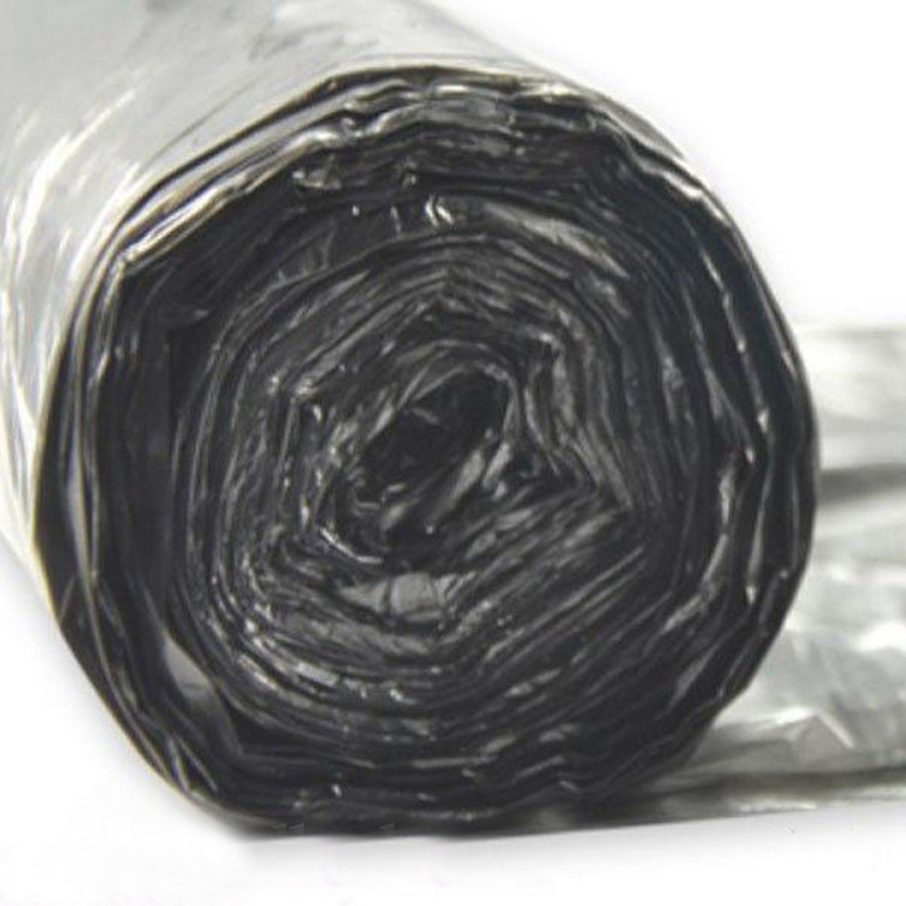 Gemini_mall Black Gemini_mall® 50 Bags/Roll Disposable Waste Bin Liners Bin Bags Garbage Trash Waste Bags (Black)