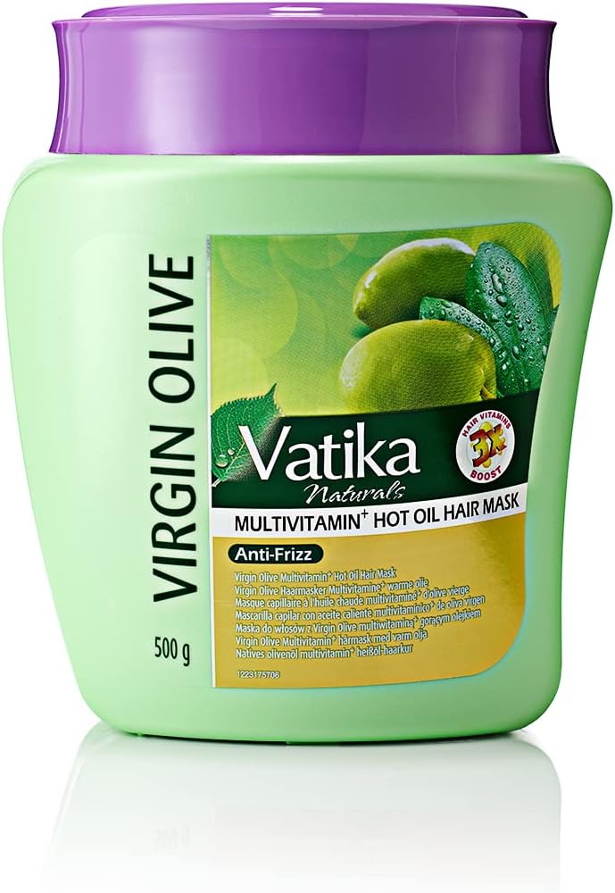 Multivitamin Virgin Olive Hair Mask - 500g | Hot Oil Treatment Enriched With Multivitamin | Sweet Almond & Henna Extracts For Anti-Frizz Hair Treatment