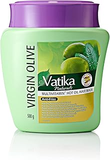 Multivitamin Virgin Olive Hair Mask - 500g | Hot Oil Treatment Enriched With Multivitamin | Sweet Almond & Henna Extracts For Anti-Frizz Hair Treatment
