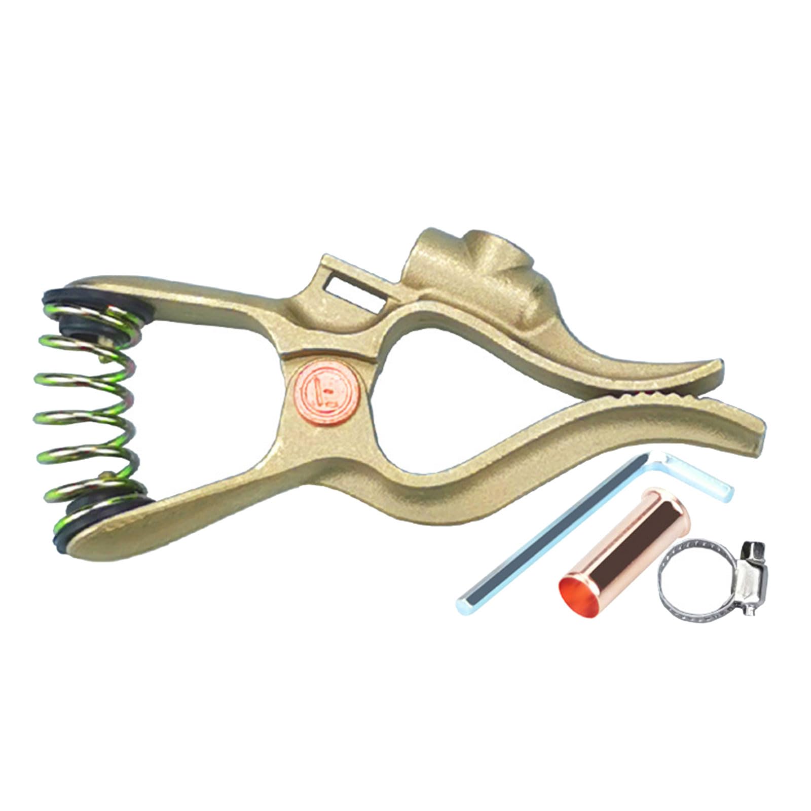 Pxzh Peach Pliers Multipurpose Copper Welding Ground Clamp Earth Clamp 300A 500A Suitable For Industrial And Diyer Applications Earth