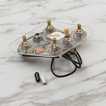 Amazon.co.jp: 配線済み 2T2V エレキギター配線ハーネスキット 3