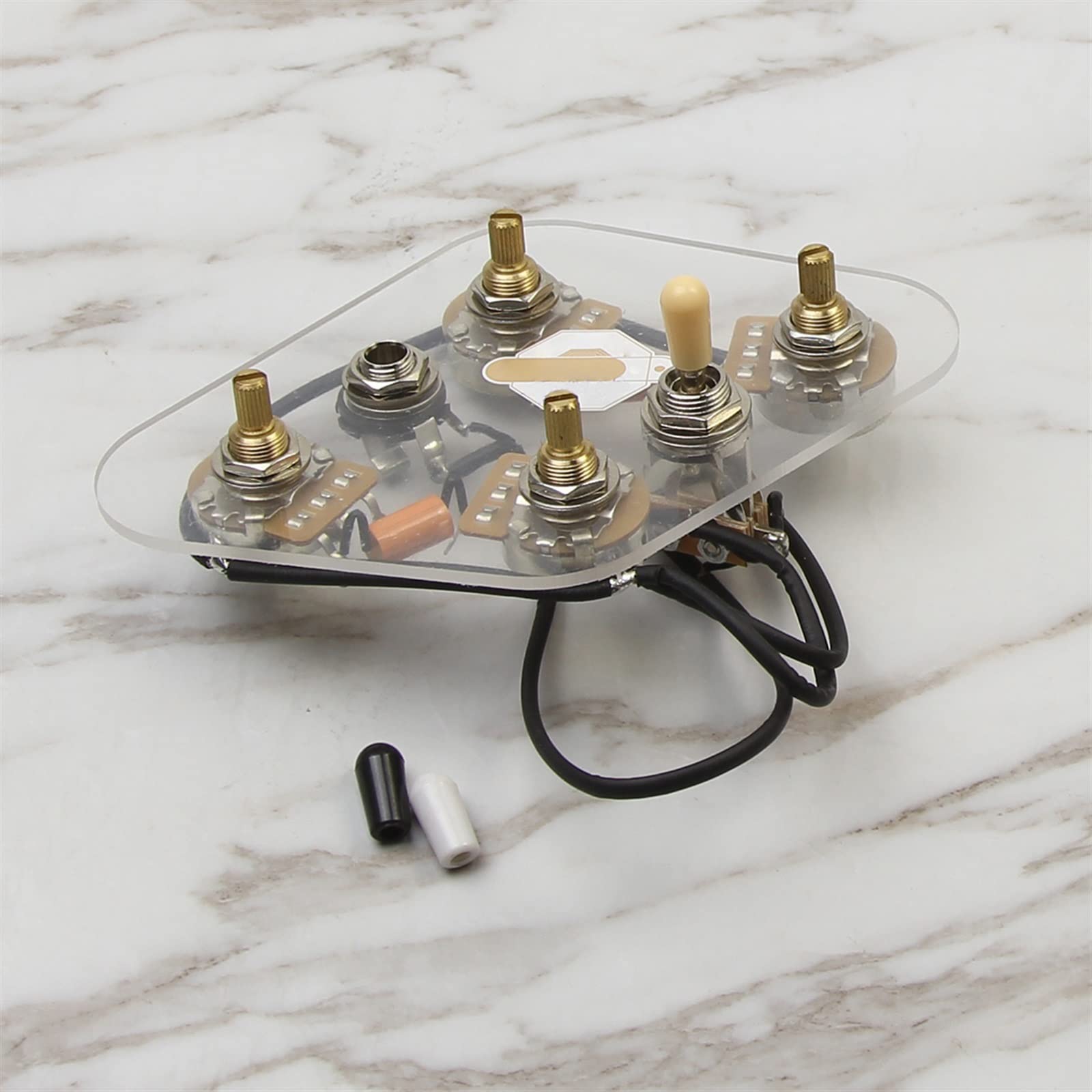 Amazon.co.jp: 配線済み 2T2V エレキギター配線ハーネスキット 3