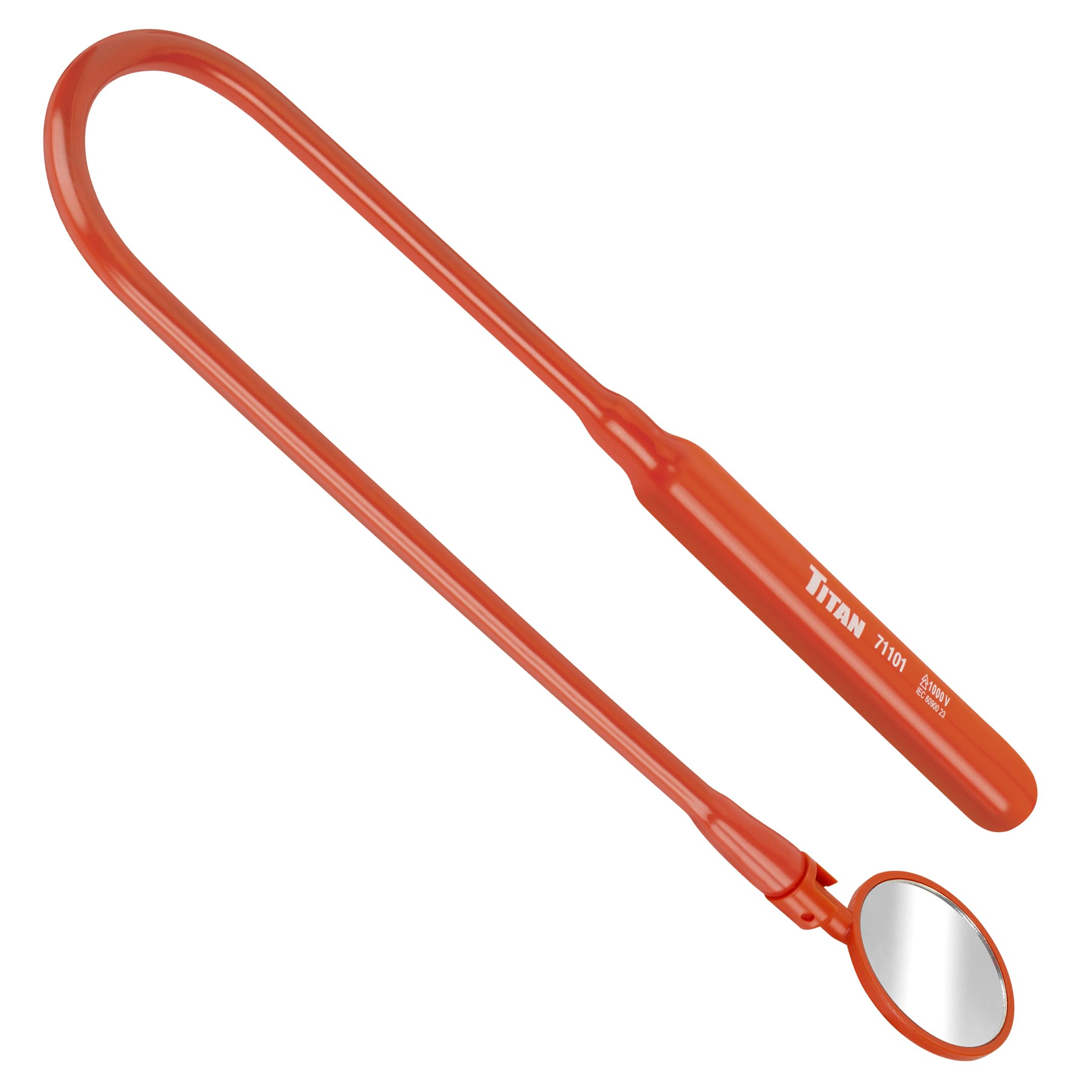 Titan 71101 Espejo de inspección flexible aislado VDE de 22 pulgadas