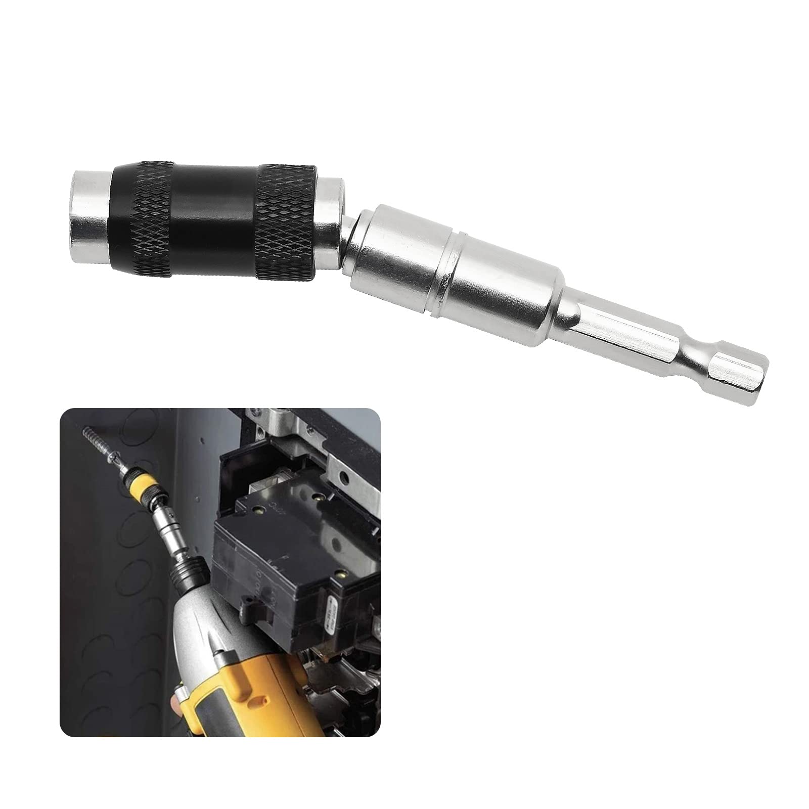 Buy Screw Drill Tip, 1/4″ Bendable Change Locking Bit Holder