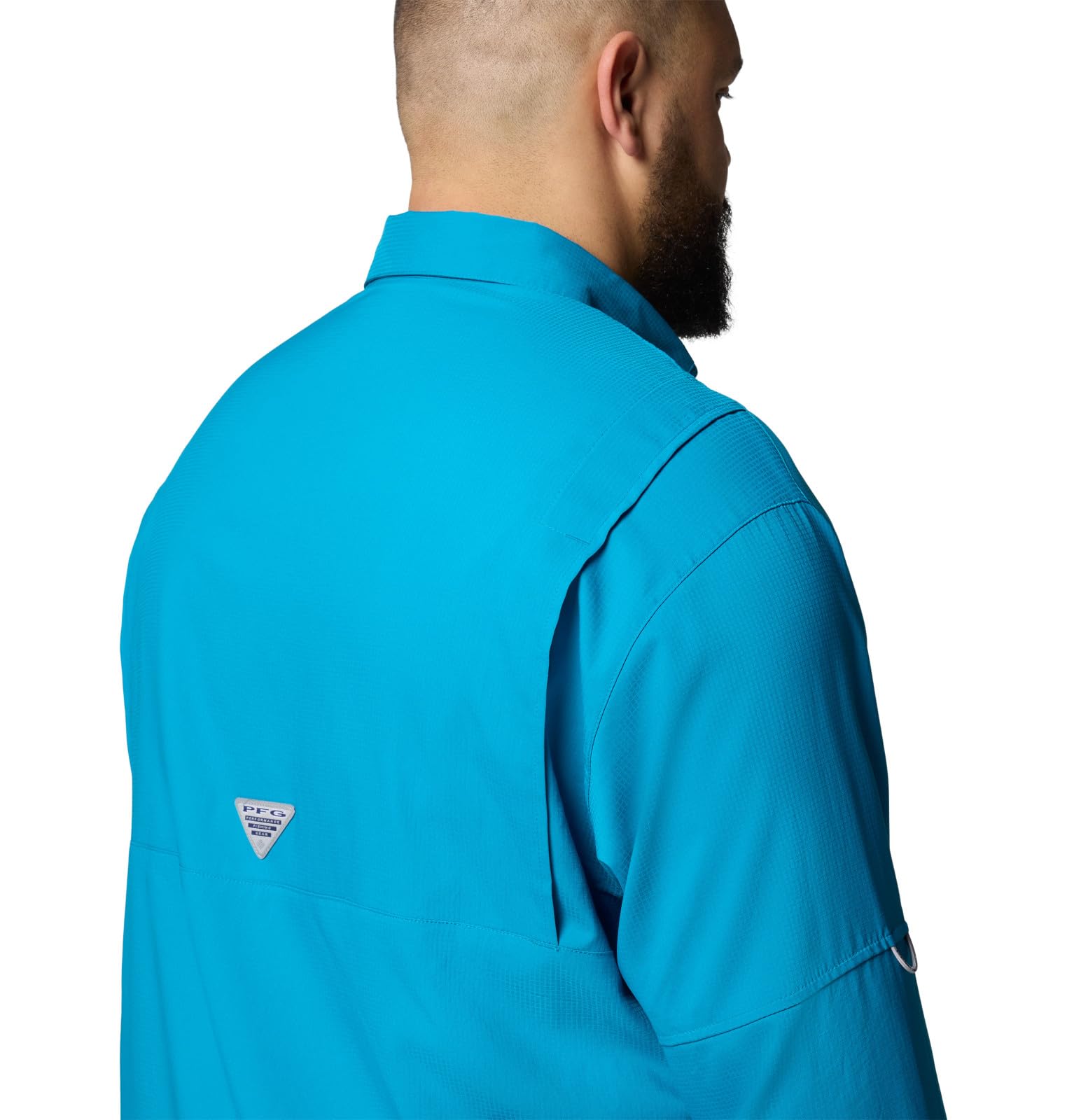 Columbia Camicia a maniche lunghe Tamiami II da uomo, Eco Blu, 5X