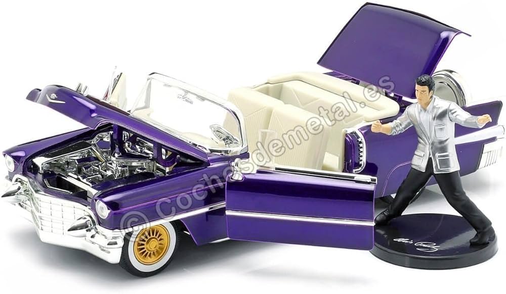JADA TOYS - Cadillac Eldorado + Elvis Presley Figure - 1956-1/24