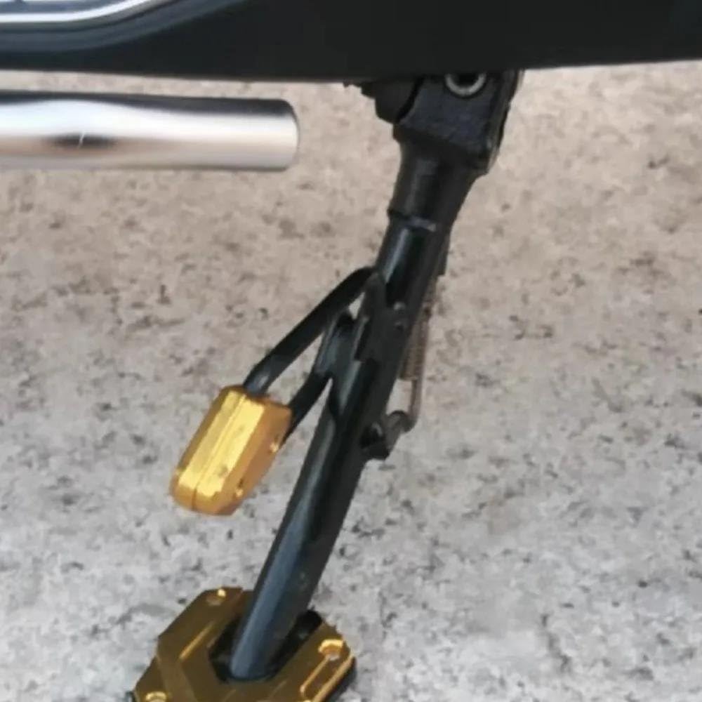 Base Appoggio Cavalletto Isotta per MOTO GUZZI V100 MANDELLO S Argento