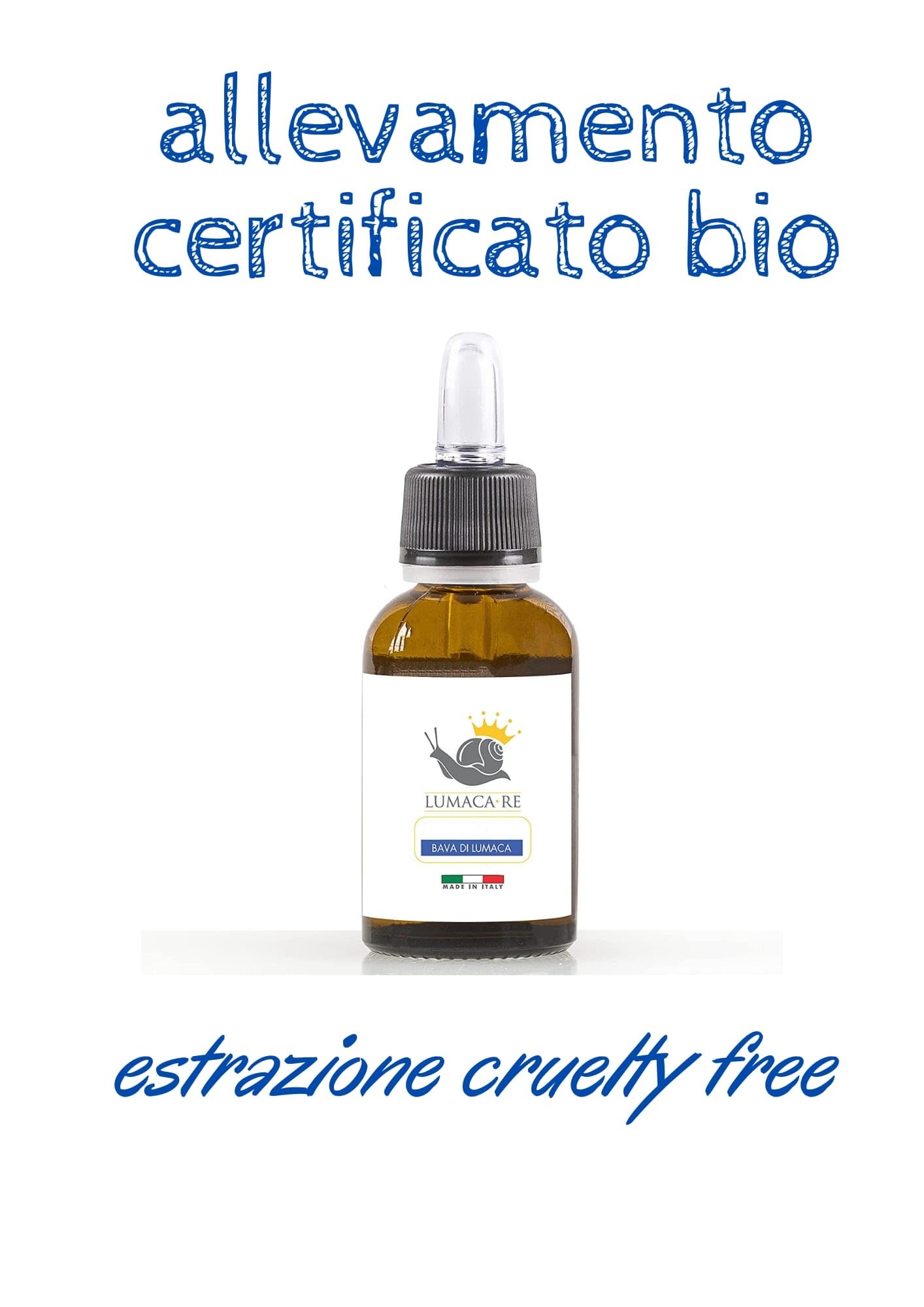 Secreto Puro alla Bava di Lumaca - Siero per la Pelle con Bava di Lumaca 100% Naturale - Made in Italy
