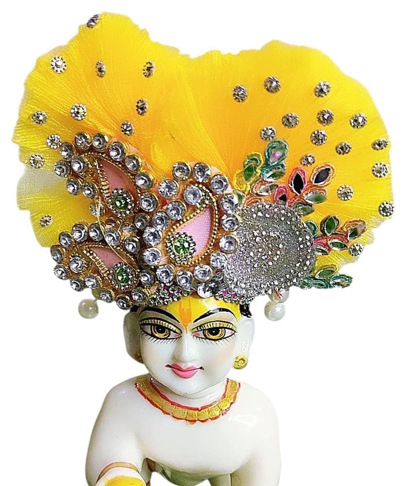 Image of Partish Laddu Gopal Heavy Janamashtmi Dress Size 1 l Ladoo Gopal Dress l Kanha Ji Poshak Size 1 2 4 5 6 (R)