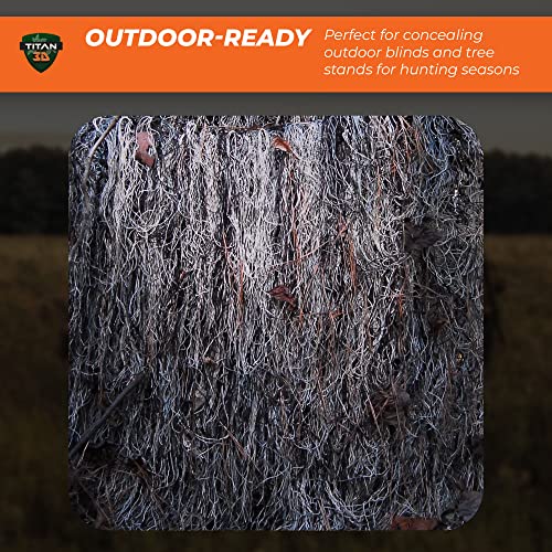 Ghillie Turkey Blind Cover - Hunting Accessories - Camouflage Netting - Deer Hunting Accessories Outdoor Blinds - Camo Netting - Deer Hunting Blind Cover - Bow Hunting Accessories (Mossy Camo) #TOP3