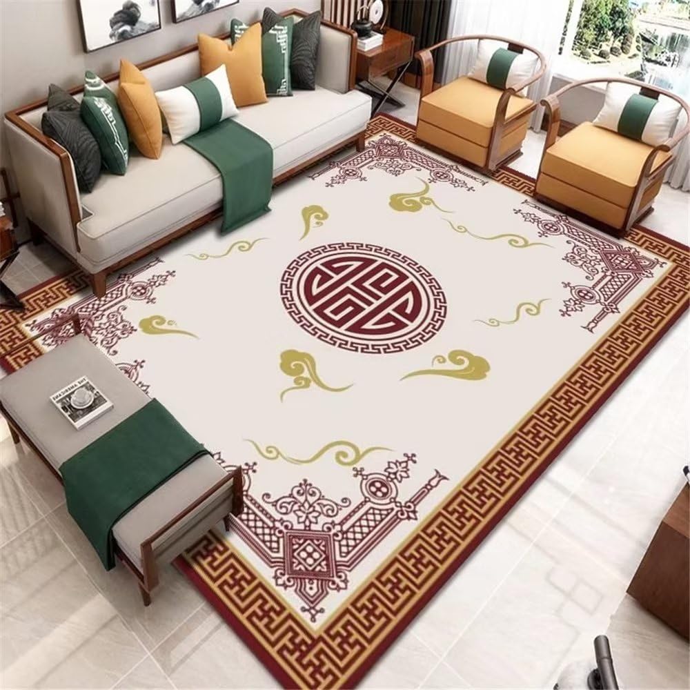 Tapis garcon rouge 160x200 anti-acariens pour chambre enfant