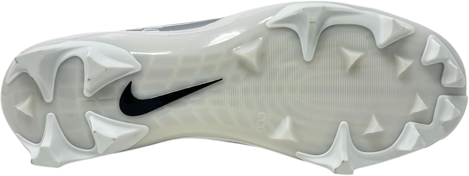 Nike Alpha Menace Strong Men's Football Cleats (II5139-010, Black/Metallic Silver/White)