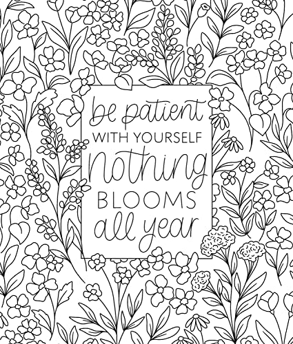 On the Bright Side Coloring Book: Floral Patterns to Help You Relax, Unwind, and Focus on the Good (On the Bright Side, 1) - Image 3