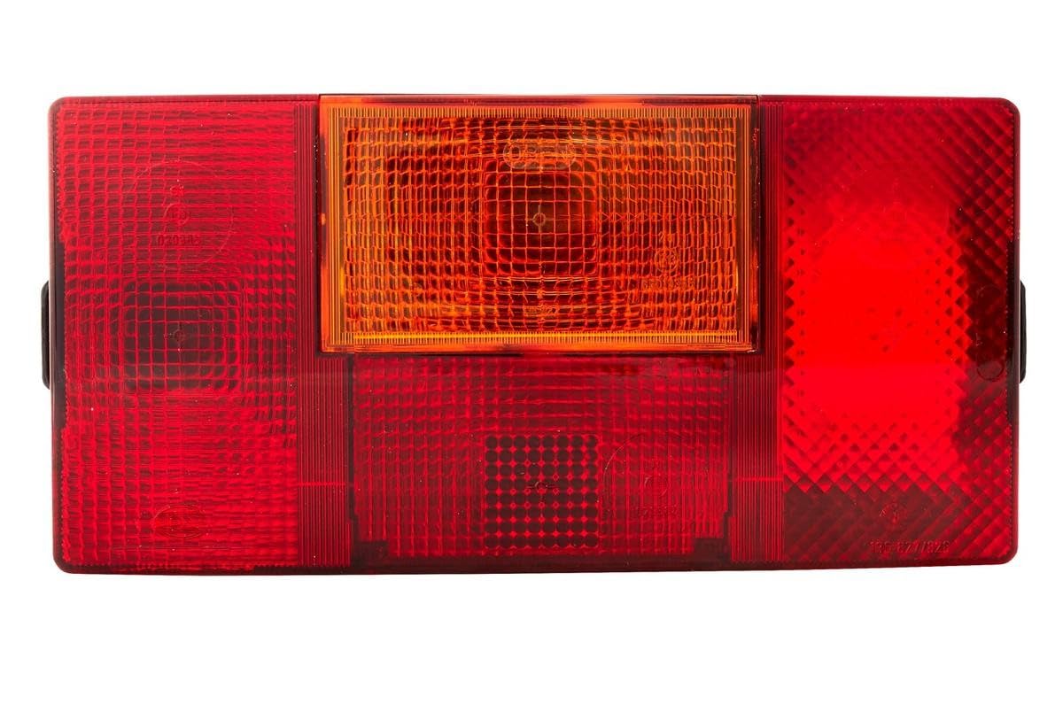 HELLA 2SD 006 040-031 Piloto posterior,Lámparas incandescentes,12,24V,Montaje,Color de tulipa: rojo,amarillo,Conector: Conector plano,izquierda,Cantidad: 1