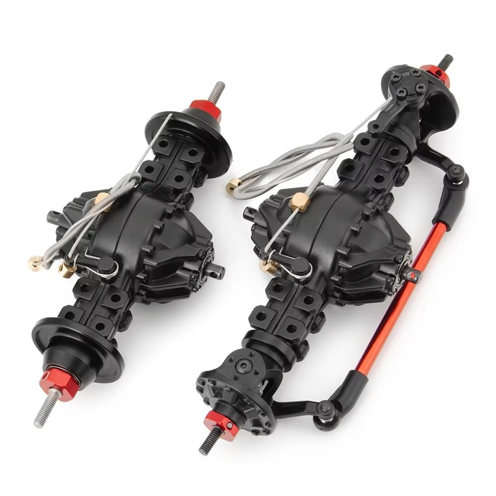 RC-Autoteile Zubehör Für Tamiya 1/14 Metall Vorderachse Hinterachse Medium Differential Achse Eingebautes Getriebe RC Anhänger Traktor Abschleppwagen Teile RC Auto Zubehör