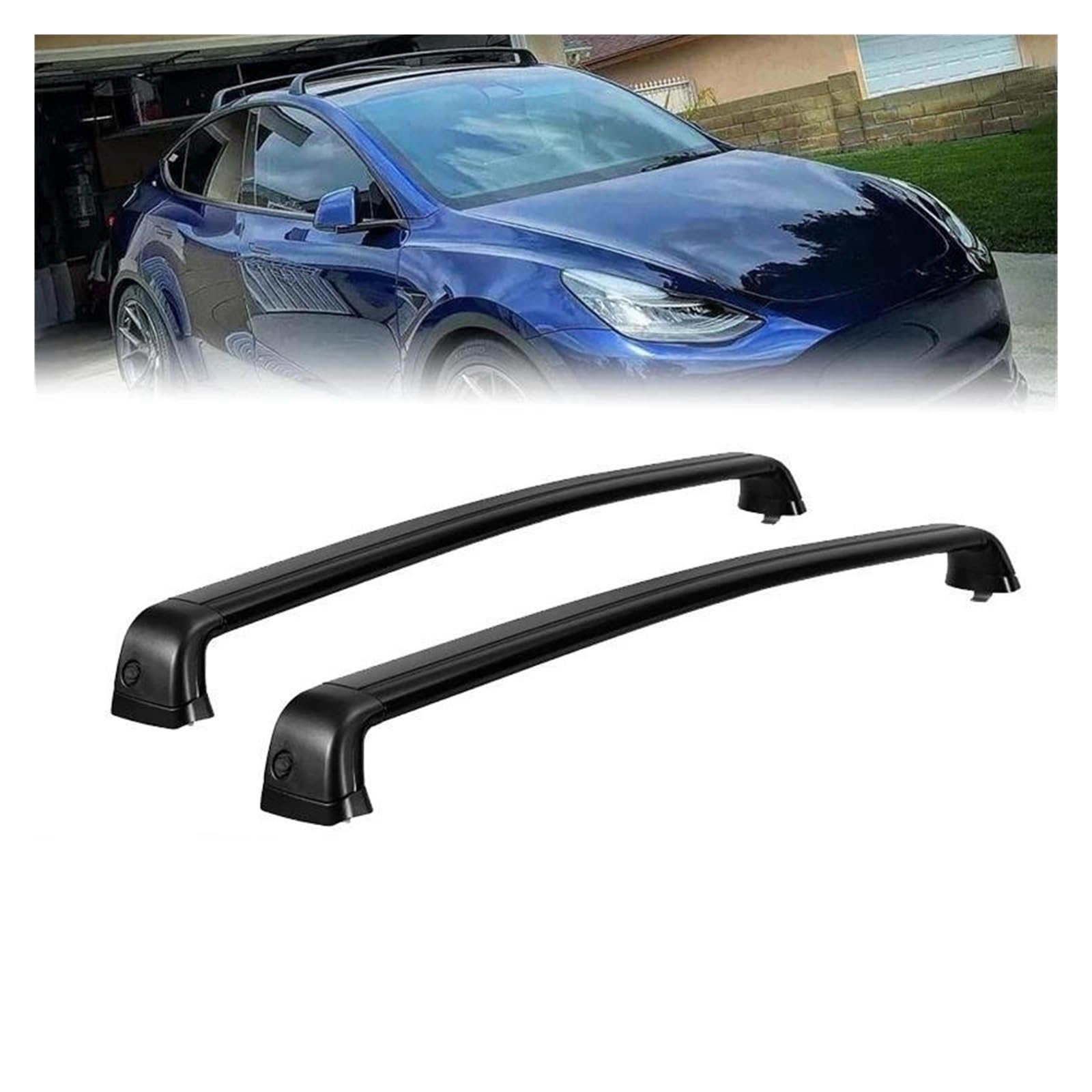 Railing Porte-Bagages De Voiture Pour Tesla Pour Model Y, Pour Juniper